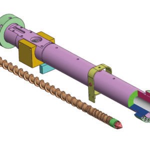 plastic extruders or injection moulding systems